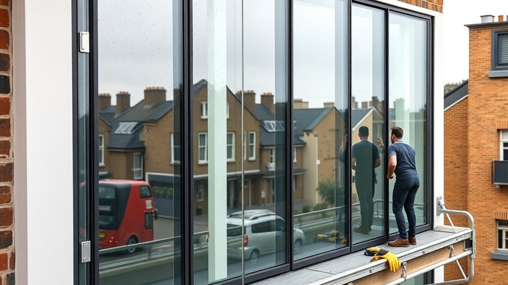 Polycarbonate to Glass Conversion West Ealing